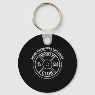 Chaveiro Clube de Levantamento de Peso de 450 Kg Academia L