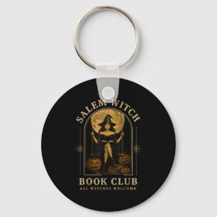 Chaveiro Clube de Livros das Bruxas de Salem Halloween Lite