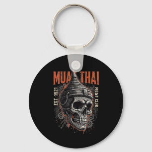 Chaveiro Clube de Luta Muay Thai Chute do Guerreiro Caveira