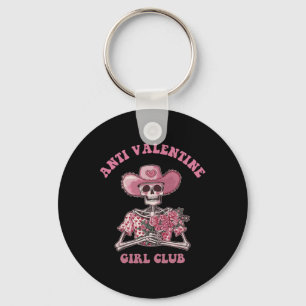 Chaveiro Clube de Meninas Anti Valentin Single Esqueleto Va