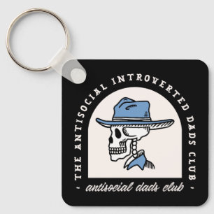 Chaveiro Clube de pais antissociais introvertido pai cowboy