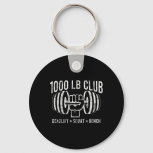 Chaveiro Clube de Powerlifting de 1000 Libras - Gif de Musc
