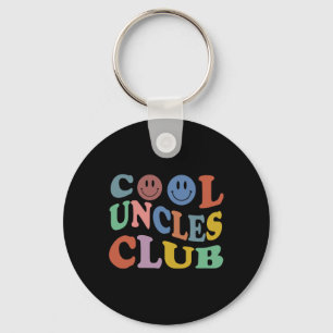 Chaveiro Clube dos Tios Legais Groovy Retro Cara de Sorriso