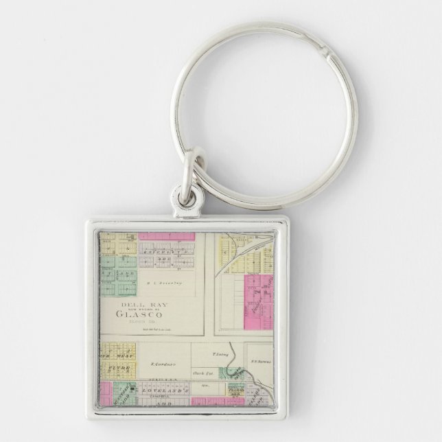 Chaveiro Clyde, Glasco, Jamestown, Kansas (Frente)