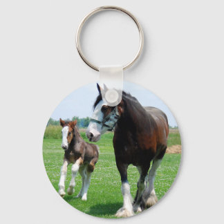 Chaveiro Clydesdale e Filly