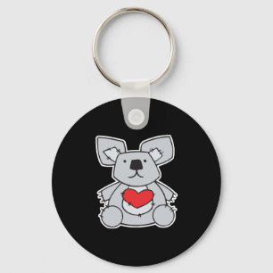 Chaveiro coala coração de valentine