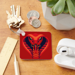 Chaveiro Cobra de ano novo chinês moderno 2025 BSqK01