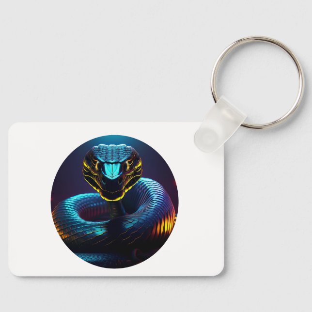 Chaveiro cobra De Cobra Negra Na Sua Cara (Frente)