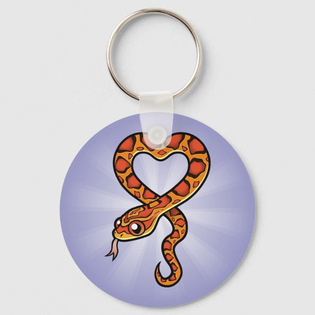 Chaveiro Cobra de desenho animado (Frente)