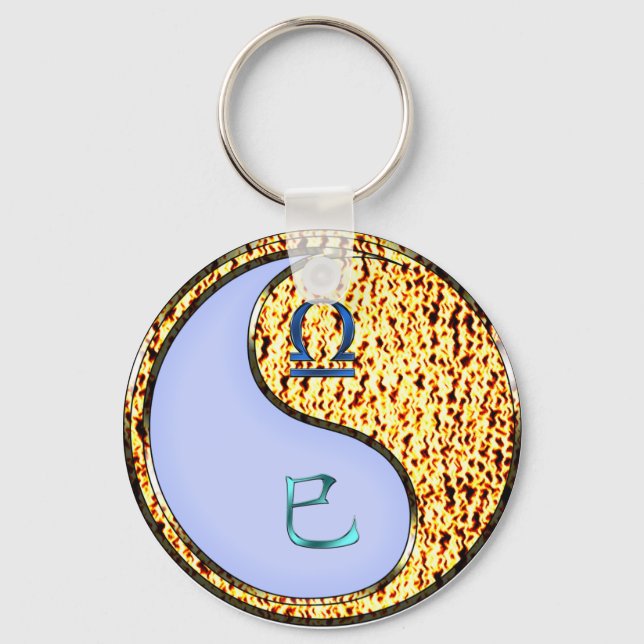 Chaveiro Cobra de Libra e Fogo (Frente)