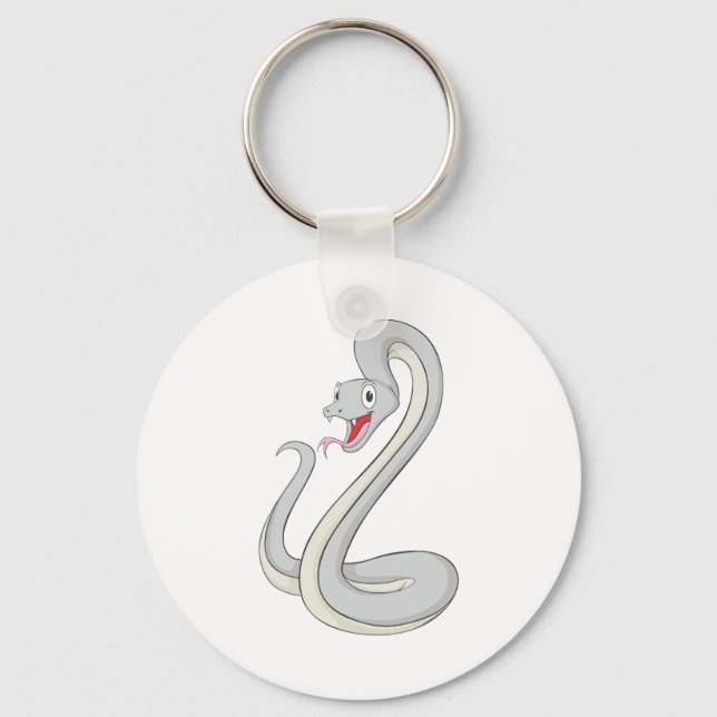 Chaveiro Cobra de Mamba Preta (Frente)