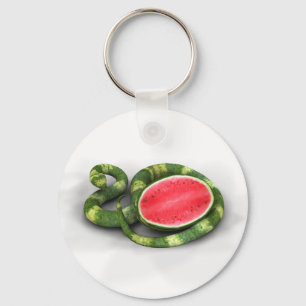 Chaveiro Cobra de Melancia Verde