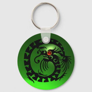 Chaveiro COBRA DRAGON,branco,rubi rosa vermelho,topaz amare