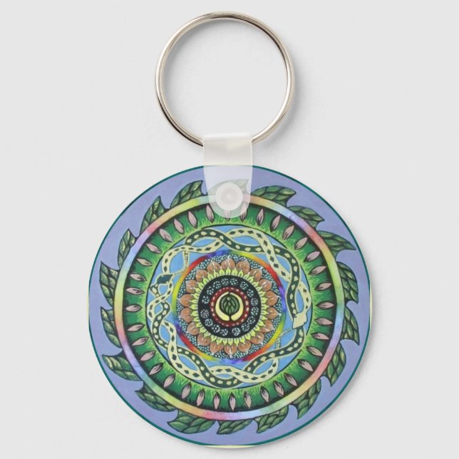 Chaveiro Cobra Mandala (Frente)