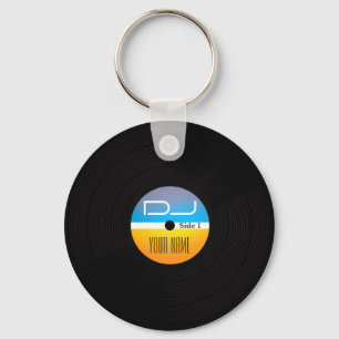 Chaveiro Cobrir de vinil de estilo Music DJ