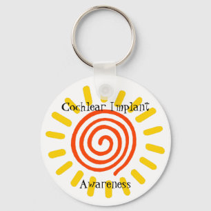 Chaveiro Cochlear Implant Awareness Keychain
