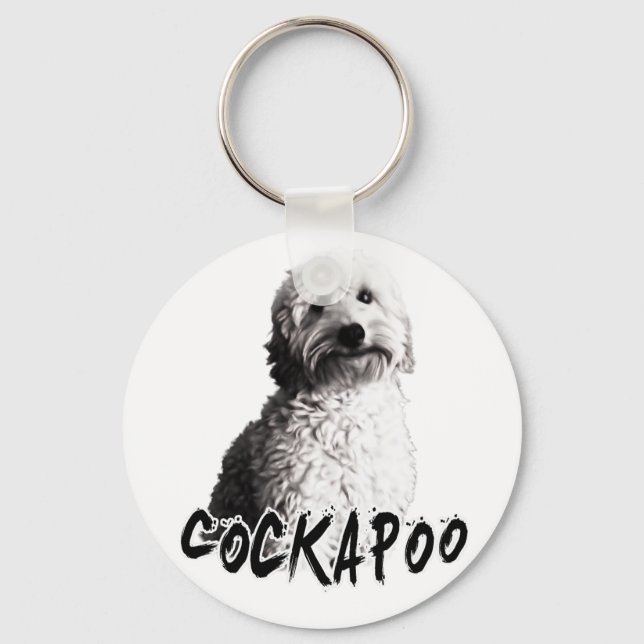 Chaveiro Cockapoo (Frente)