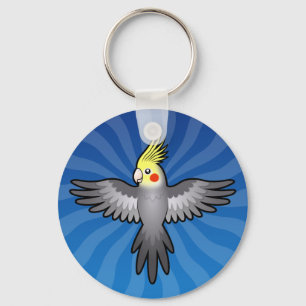 Chaveiro Cockatiel dos desenhos animados