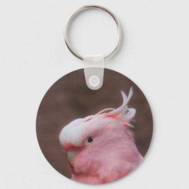 Chaveiro Cockatoa Rosa (Frente)