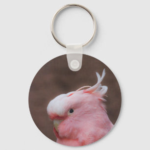 Chaveiro Cockatoo cor-de-rosa