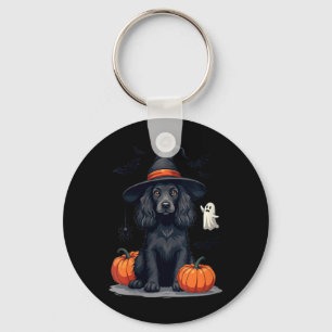Chaveiro Cocker Spaniel de Cachorro Tema de Halloween Femin
