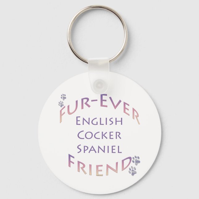 Chaveiro Cocker Spaniel Fuere Inglês (Frente)