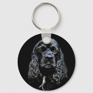 Chaveiro Cocker spaniel preto