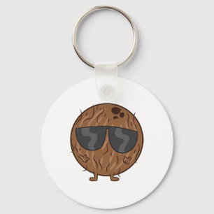Chaveiro Coco De Fruta De Verão De Coco Com Pulmões Amor Co