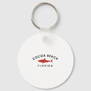 Chaveiro Cocoa Beach Flórida Tubarão Férias Lembrança Vinta
