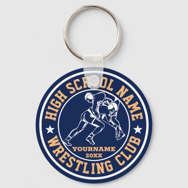 Chaveiro Codificação Personalizada do Wrestler Club de Luta (Frente)