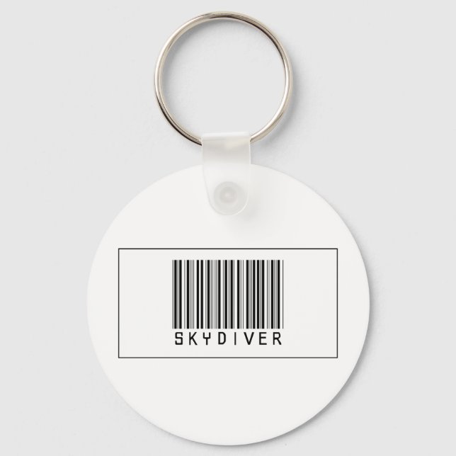 Chaveiro Código de Barras Skydiver (Frente)