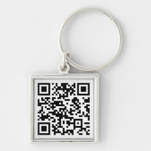 Chaveiro Código QR criado instantaneamente (inserindo sua U