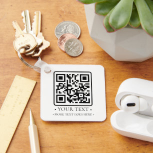 Chaveiro Código QR da sua empresa