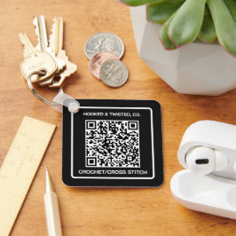 Chaveiro Código QR de Promoção de Negócios