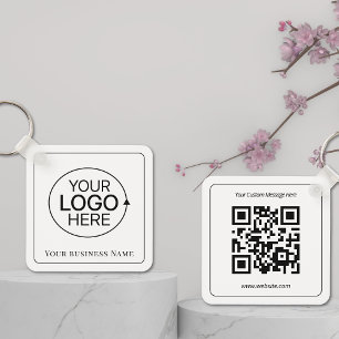 Chaveiro Código QR do logotipo de Promocional da empresa mi