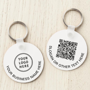 Chaveiro Código QR do Logotipo Empresarial Promocional