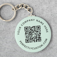 Código QR e texto personalizado com luz verde