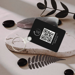 Chaveiro Código QR Logotipo Simples Profissional Empresar