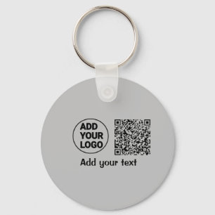 Chaveiro Código QR minimalista simples adicionar logotipo n