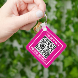Chaveiro Código QR para Promoção de Negócios