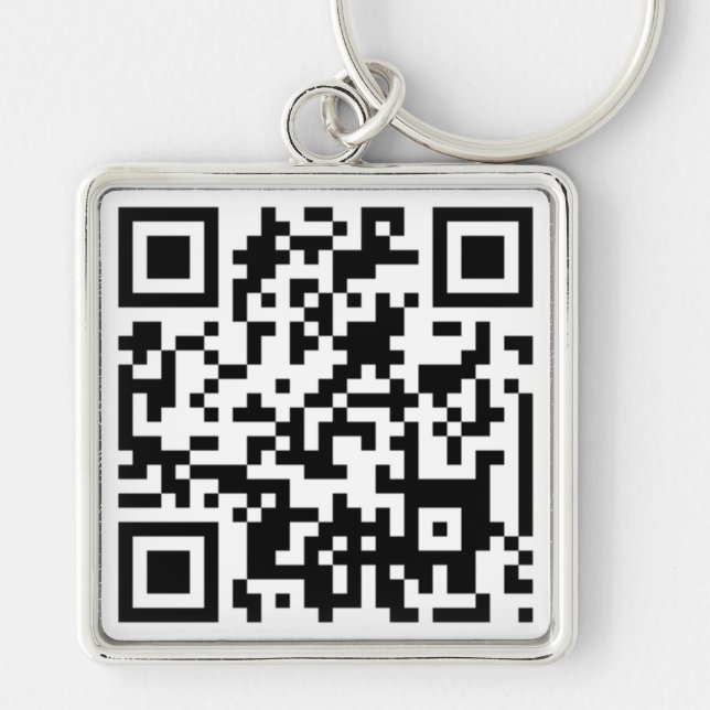 Chaveiro CÓDIGO QR Personalizado (Frente)