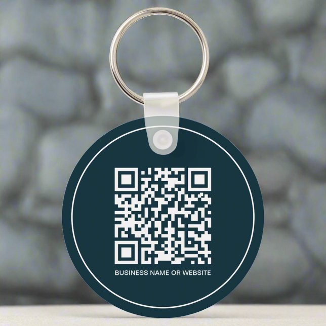 Chaveiro Código QR Personalizado Promocional Troca de Texto (Criador carregado)