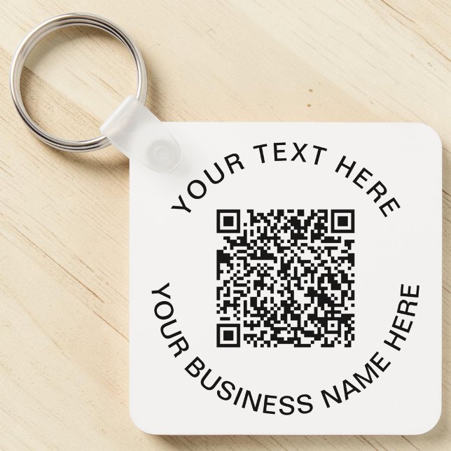 Chaveiro Código QR Promocional (Promotional QR Code Keychain)