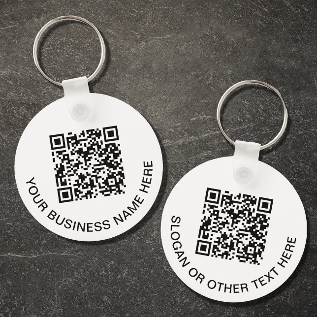 Chaveiro Código QR Promocional Moderno (Criador carregado)