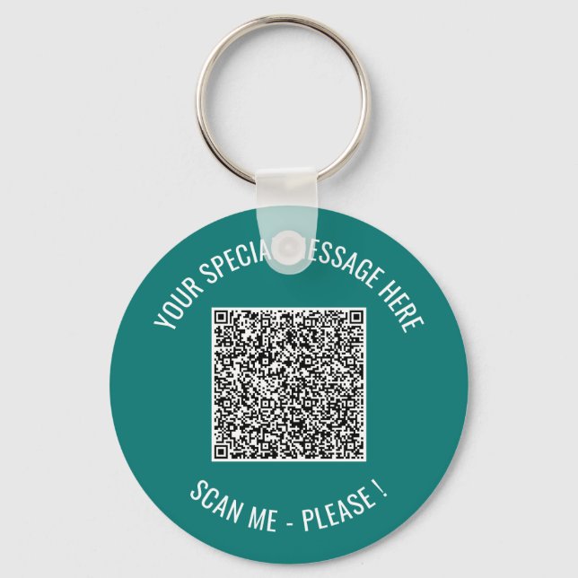 Chaveiro Código QR Seu Presente de Pulseira de Surpresa de  (Frente)