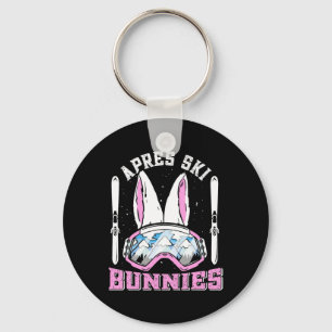 Chaveiro Coelhinhas de Après-esqui Bunny de Neve Esquiadora