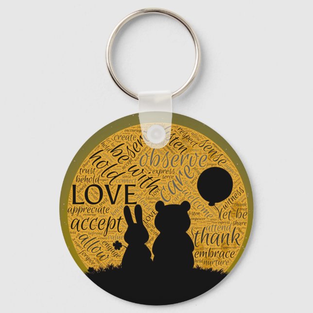 Chaveiro Coelhinho de amor (Frente)