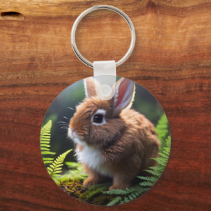 Chaveiro Coelhinho De Bebê Marrom, Keyring