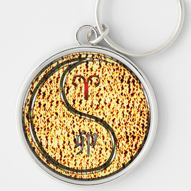 Chaveiro Coelho Aries & Fire (Frente)