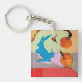 Chaveiro Coelho Azul